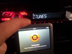 iTunes auf dem Pioneer DEH-1500UB